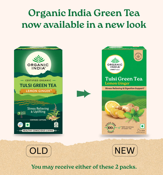 Tulsi Green Tea Lemon Ginger