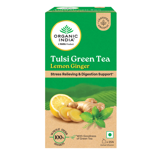 Tulsi Green Tea Lemon Ginger