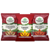 Combo Turmeric Powder & Coriander Powder & Red Chilli Powder