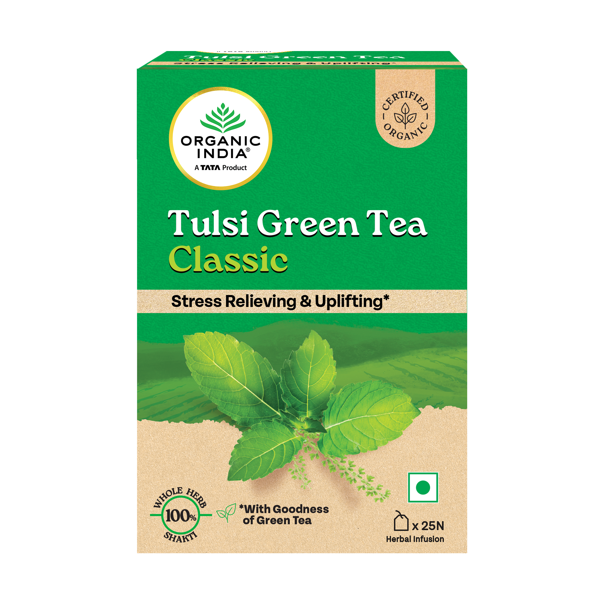 Tulsi Green Tea Classic 25 Teabags