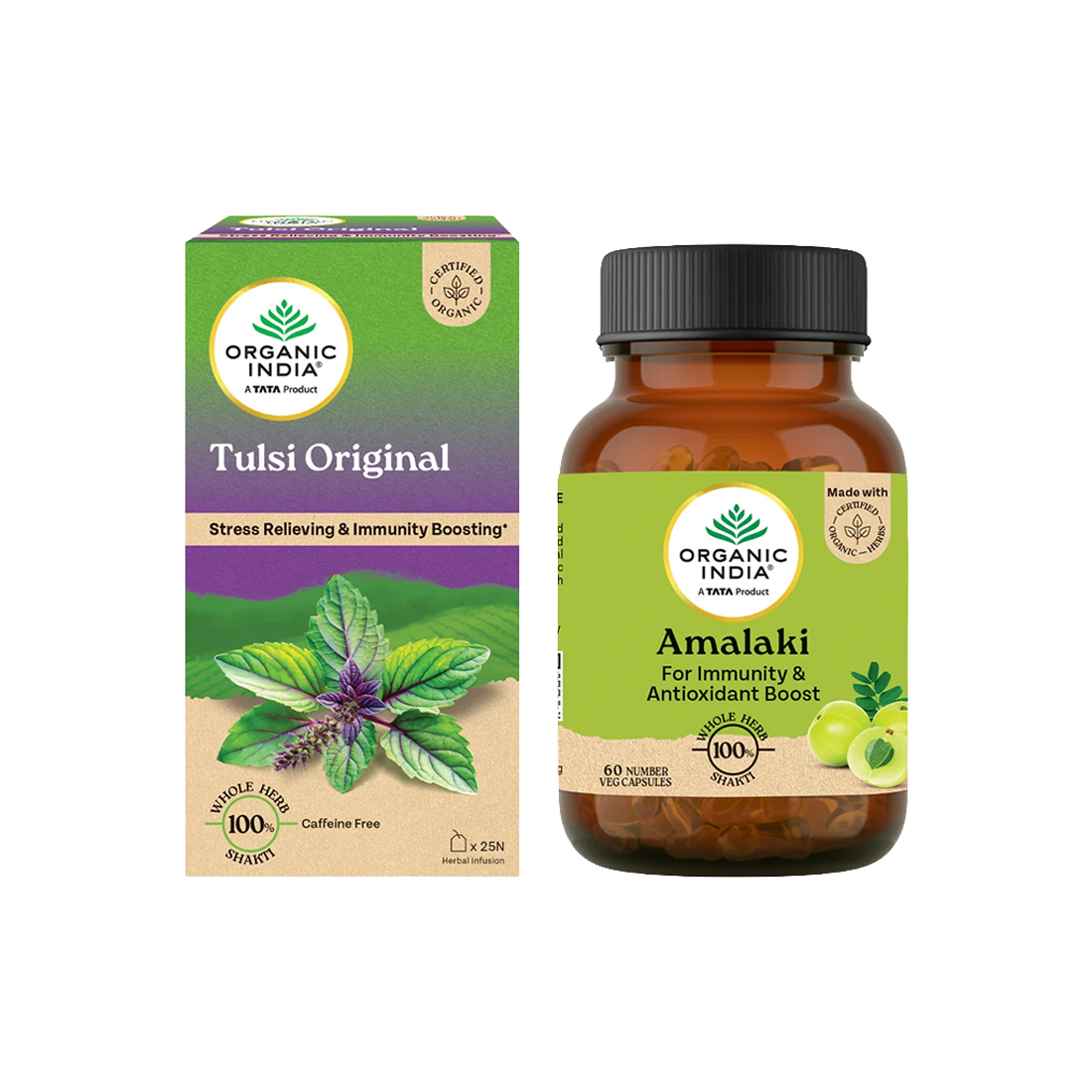 Tulsi Original & Amalaki Capsules Combo