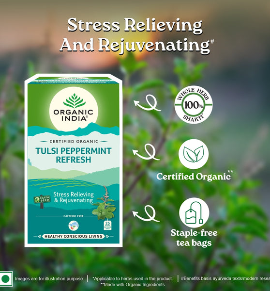Tulsi Peppermint Refresh 25 Teabags