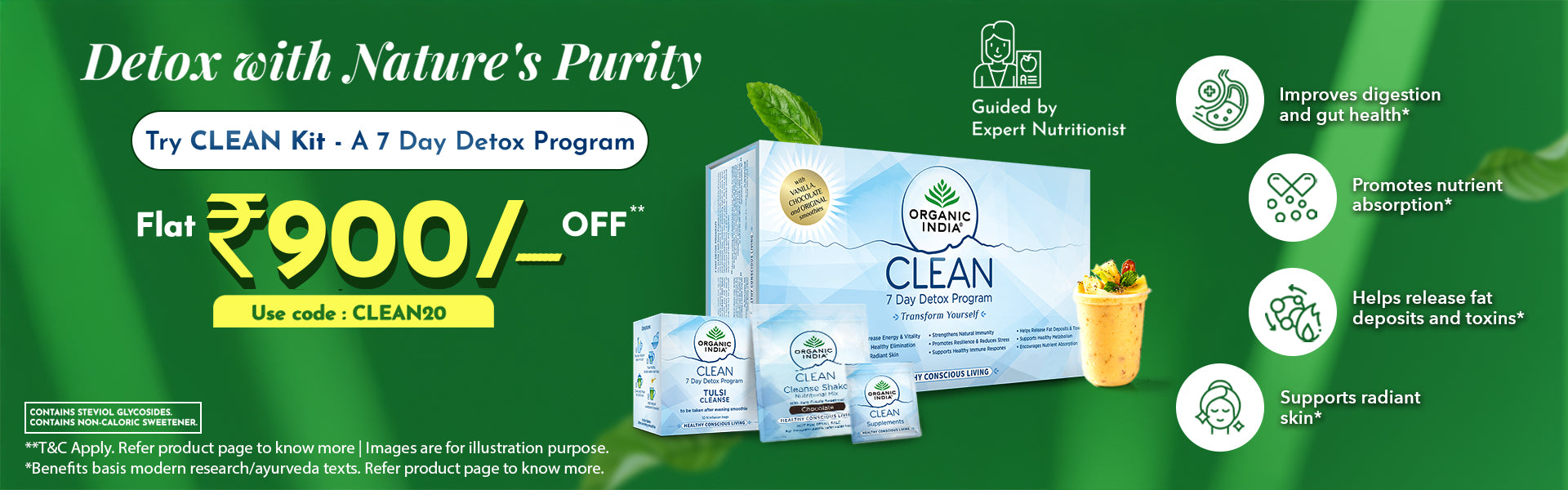 Clean 7 Clean 7 Days Kit – Organic India