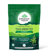 Tulsi Green Tea Classic 100 gm zipper (Pack of 4 )