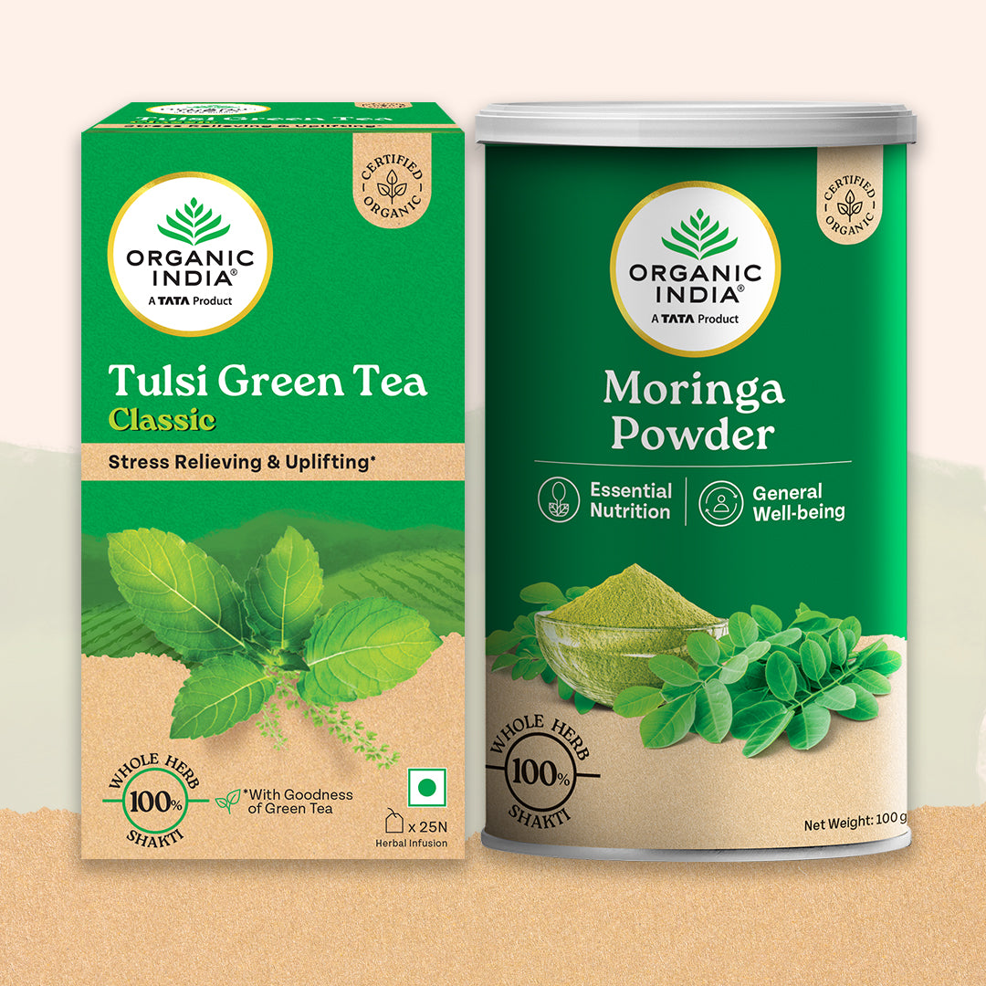 Combo Green Tea Classic & Moringa Powder