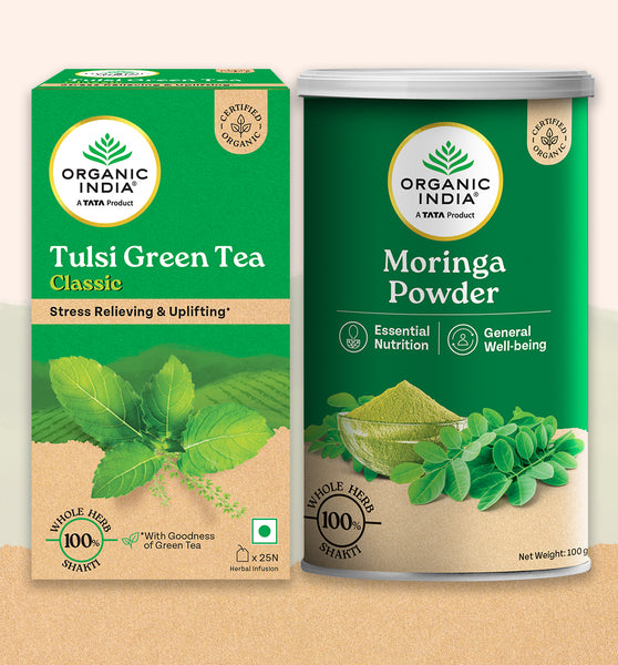 Combo Green Tea Classic & Moringa Powder