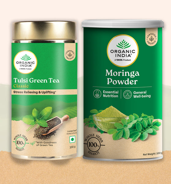 Combo Green Tea Classic 100g & Moringa Powder