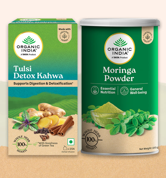 Combo Tulsi Original Tea + Moringa Powder