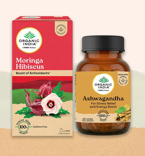 Combo Moringa Hibiscus + Ashwagandha Capsules