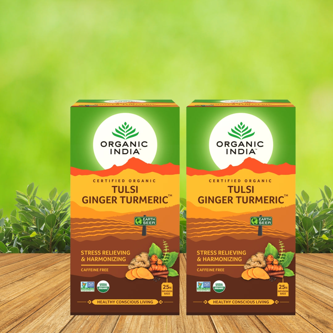 Tulsi Ginger Turmeric 25 IB (Pack of 2)
