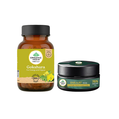 Gokshura Capsules + Shilajit Resin Combo