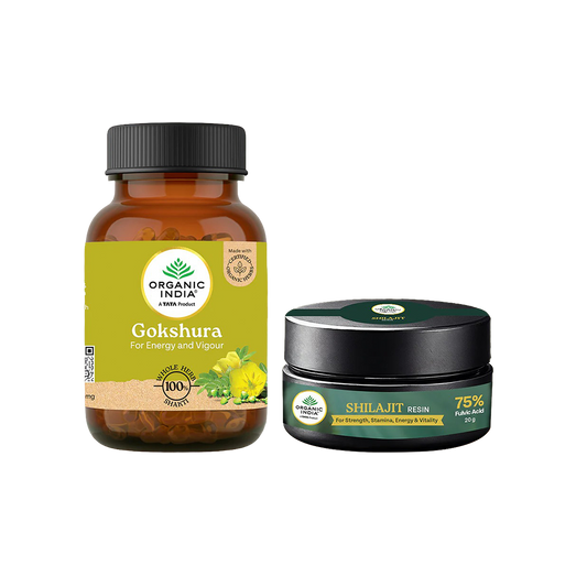 Gokshura Capsules + Shilajit Resin Combo