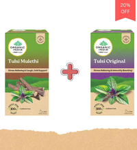 Tulsi Mulethi Tea + Tulsi Original Tea Combo