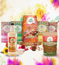 Herbal Gulal & Traditional Delicacies with Sunflower Oil