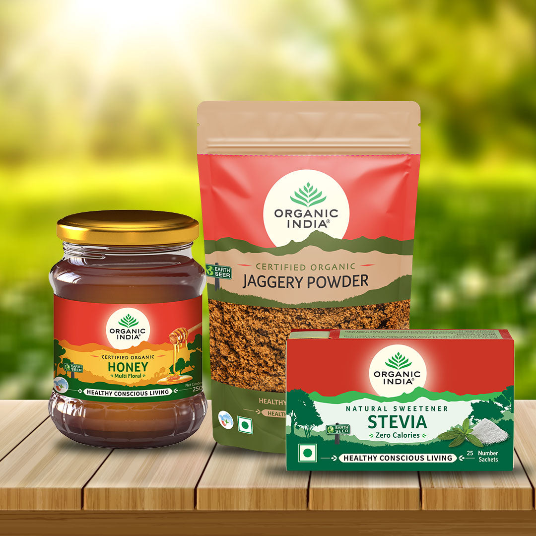 Multi Floral Honey, Stevia & Jaggery Powder Combo