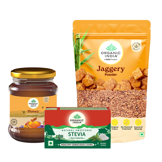Multi Floral Honey, Stevia & Jaggery Powder Combo