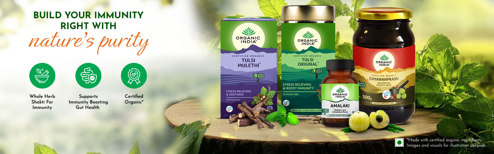 Healthy Packaged Food, Teas, Kitchen Essentials, and Herbal Supplement – Organic India