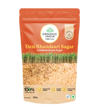 Desi Khandsari Sugar (Unrefined Brown Sugar) 500 g Pouch