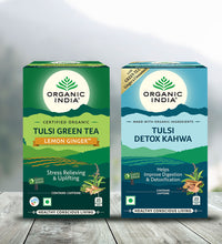 Combo Tulsi Green Tea Lemon Ginger & Detox Kahwa