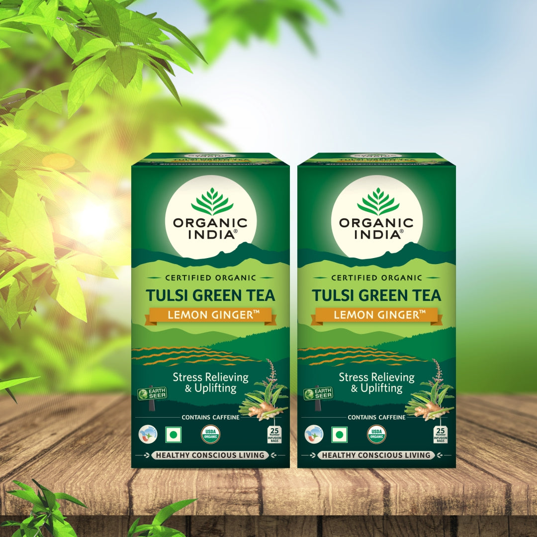 Tulsi Green Tea Lemon Ginger
