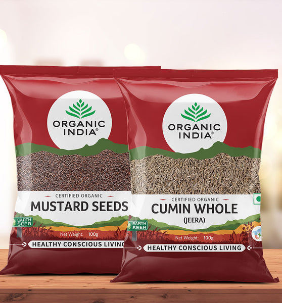 Combo Mustard Seeds & Cumin Whole (Jeera)