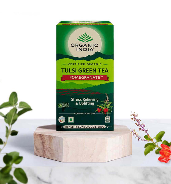 Tulsi Green Tea Pomegranate Flavour