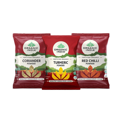Turmeric Powder & Coriander Powder & Red Chilli Powder Combo