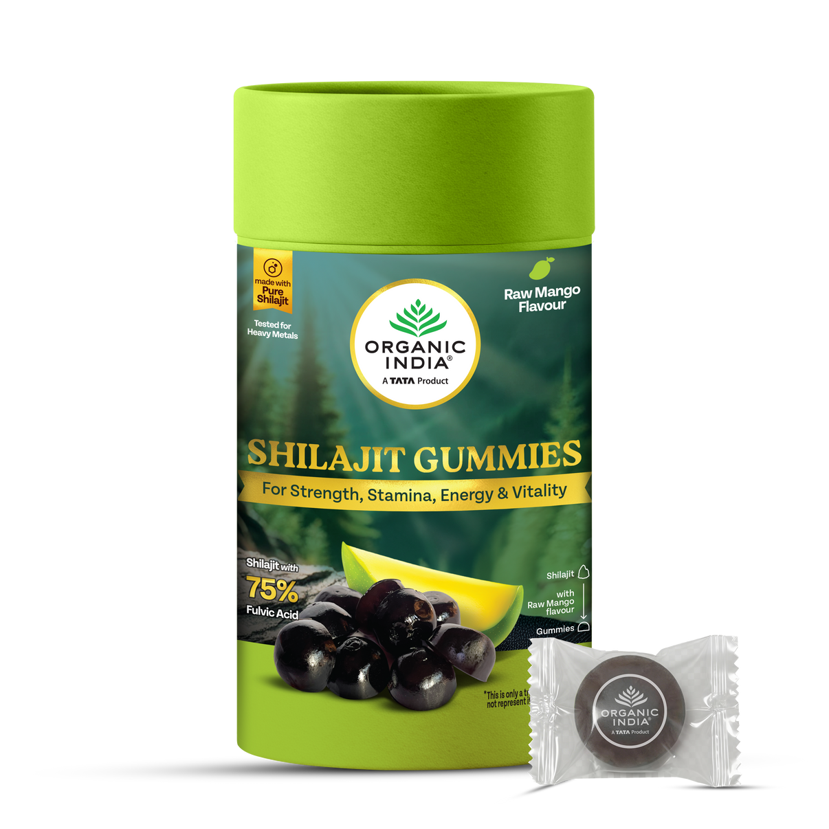 Shilajit Gummies Raw Mango 60s