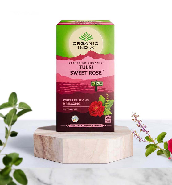 tulsi-Sweet-rose-green-tea