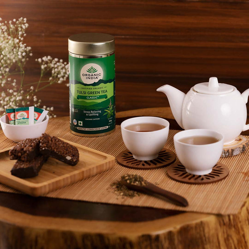 Thulsi Tea Tulsi Green Tea Classic – Organic India