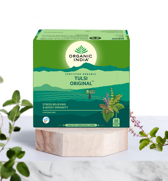 Tulsi Ginger 50 Teabags – Organic India