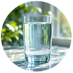 With Water